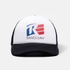 Women Randolph Engineering Vintage Logo Mesh Trucker Hat