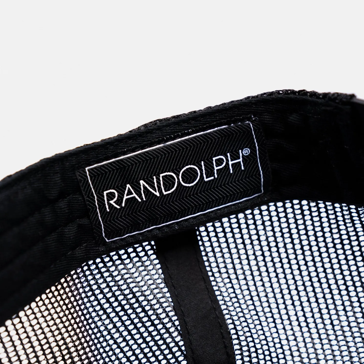 Women Randolph Engineering Vintage Logo Mesh Trucker Hat